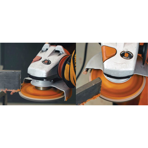 Disque &agrave; lamelles Enduro-Flex, 4-1/2" x 5/8"-11, Type 27, Grain 40, Alumine de zirconium Rock Safety Industrial Ltd