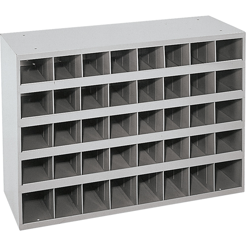 Armoires pour bacs de rangement en acier, 33-3/4" la x 12" p x 23-7/8" h, Gris Rock Safety Industrial Ltd