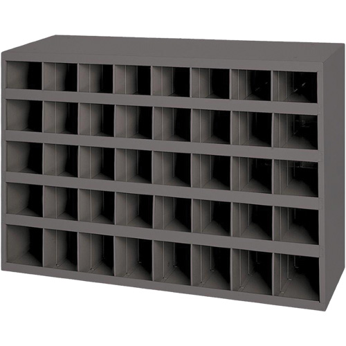 Armoires pour bacs de rangement en acier, 33-3/4" la x 8-1/2" p x 22-1/4" h, Gris Rock Safety Industrial Ltd