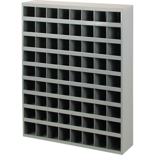 Armoires pour bacs de rangement en acier, 33-3/4" la x 8-1/2" p x 42" h, Gris Rock Safety Industrial Ltd