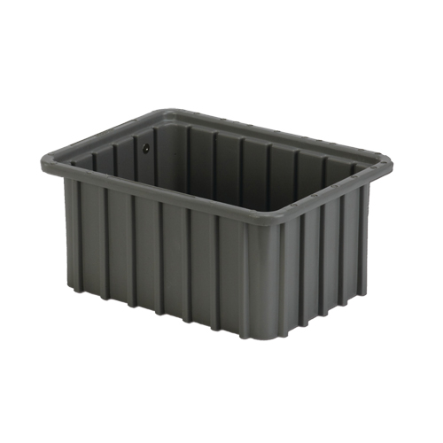 Contenant Divider Box, Poly&eacute;thyl&egrave;ne, 9,8" la x 7,3" p x 5" h, Gris Rock Safety Industrial Ltd