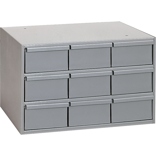 Industrial Drawer Cabinets, 9 Drawers, 17-1/4" W x 11-5/8" D x 10-7/8" H, Grey Rock Safety Industrial Ltd