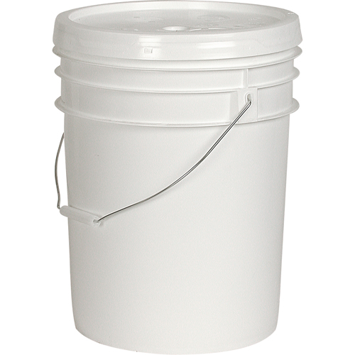 General Purpose Pail without Lid, Plastic, 4 L Rock Safety Industrial Ltd