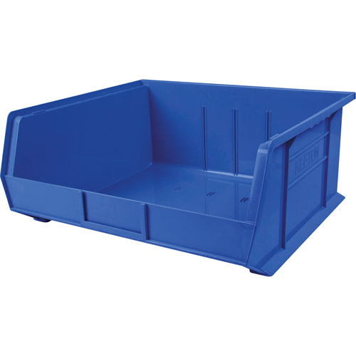 Plastic Bin, 16-1/2" W x 11" H x 18" D, Blue Rock Safety Industrial Ltd