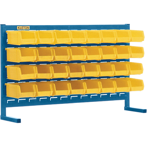 Rayonnage &agrave; persienne avec bacs, 32 bacs, 36" la x 8-1/4" p x 22" h Rock Safety Industrial Ltd