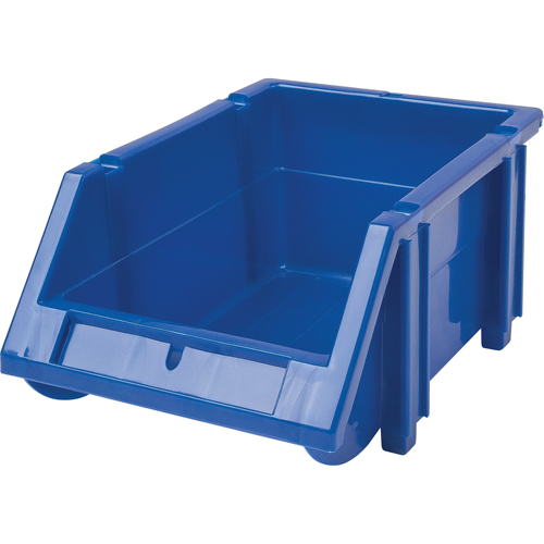 Stack & Hang Bin, 4-13/16" W x 3-3/16" H x 7-1/8" D, Blue Rock Safety Industrial Ltd
