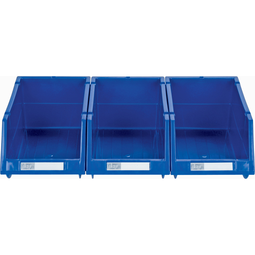 Stack & Hang Bin, 4-13/16" W x 3-3/16" H x 7-1/8" D, Blue Rock Safety Industrial Ltd