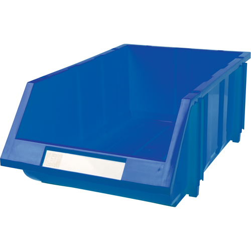 Stack & Hang Bin, 11-13/16" W x 7" H x 17-11/16" D, Blue Rock Safety Industrial Ltd
