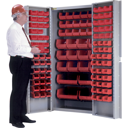 Deep-Door Combination Cabinet, 38" W x 24" D x 72" H, 36 Shelves Rock Safety Industrial Ltd