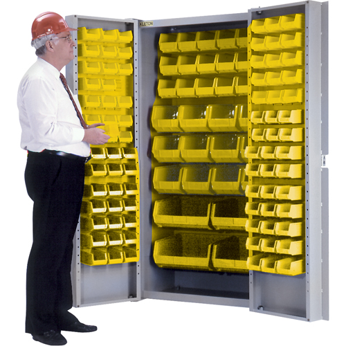 Deep-Door Combination Cabinet, 38" W x 24" D x 72" H, 36 Shelves Rock Safety Industrial Ltd