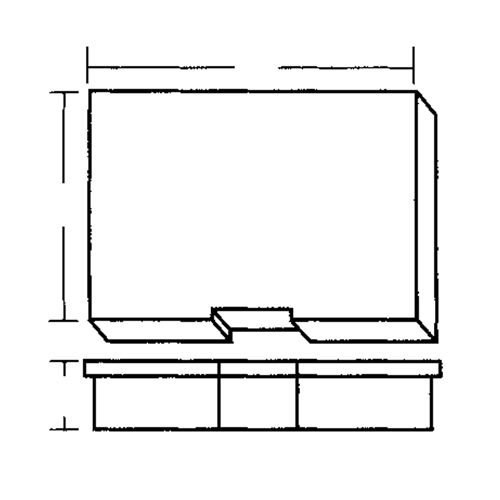 Boîte &agrave; compartiments, Plastique, 15-1/2" la x 11-3/4" p, 2-1/2" h, Gris Rock Safety Industrial Ltd