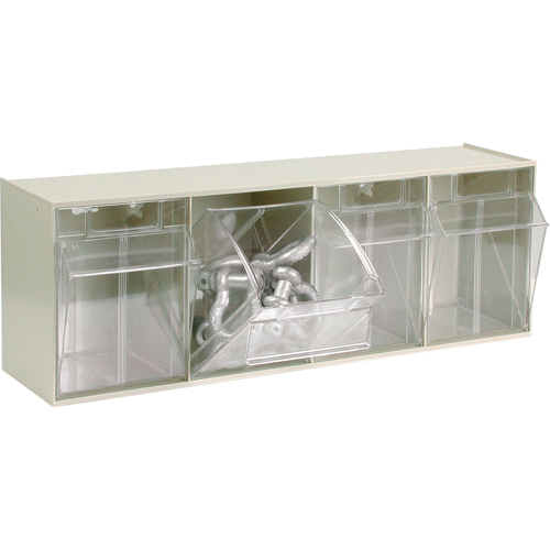 Syst&egrave;me de casiers modulaires Tip-Out, 23-5/8" la x 6-5/8" p x 8-1/8" h, 4 tiroirs Rock Safety Industrial Ltd