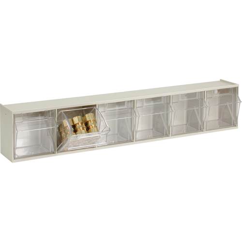 Syst&egrave;me de casiers modulaires Tip-Out, 23-5/8" la x 3-5/8" p x 4-1/2" h, 6 tiroirs Rock Safety Industrial Ltd