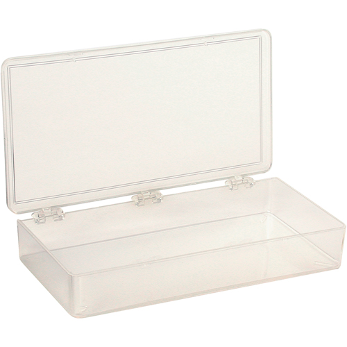 Boîte &agrave; compartiments K-Resin, Plastique, 4" la x 8" p, 1-3/16" h, Transparent Rock Safety Industrial Ltd