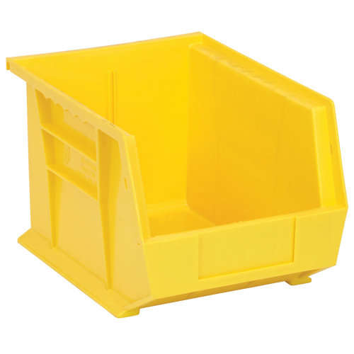 Bacs ultra empilable & suspendable, 8-1/4" la, 7" h x 10-3/4" p, Jaune Rock Safety Industrial Ltd