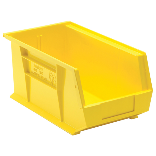 Ultra Stack & Hang Bin, 8-1/4" W x 7" H x 14-3/4" D, Yellow Rock Safety Industrial Ltd