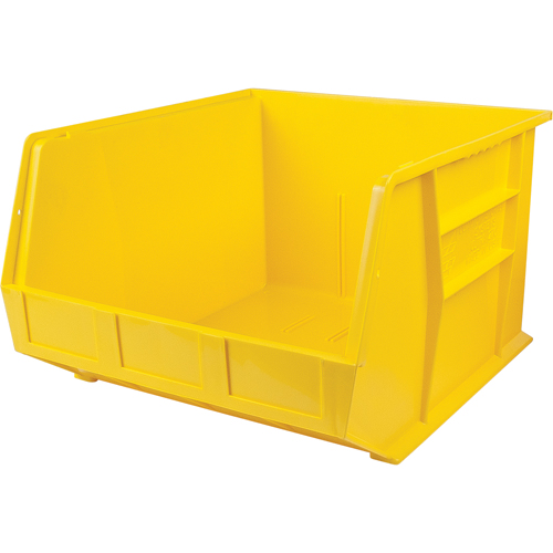 Bacs ultra empilable & suspendable, 16-1/2" la, 11" h x 18" p, Jaune Rock Safety Industrial Ltd
