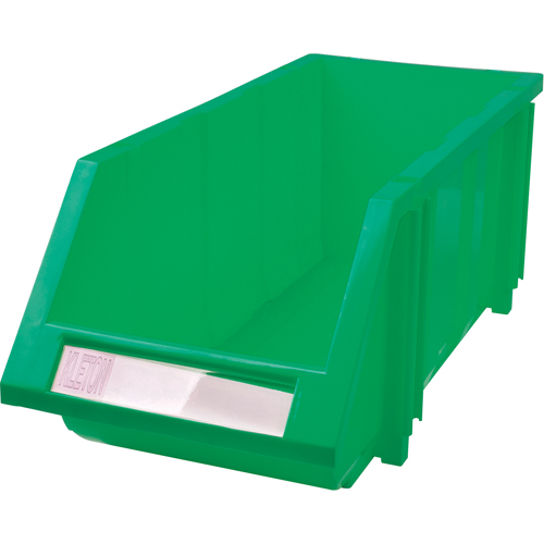 Stack & Hang Bin, 7-7/8" W x 7" H x 17-11/16" D, Green Rock Safety Industrial Ltd