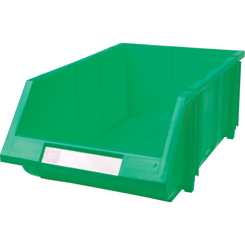 Stack & Hang Bin, 11-13/16" W x 7" H x 17-11/16" D, Green Rock Safety Industrial Ltd