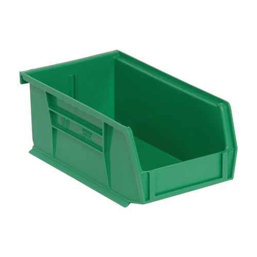 Ultra Stack & Hang Bin, 4-1/8" W x 3" H x 7-3/8" D, Green Rock Safety Industrial Ltd