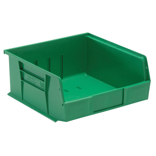 Ultra Stack & Hang Bin, 11" W x 5" H x 10-7/8" D, Green Rock Safety Industrial Ltd