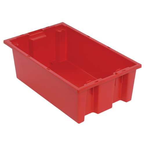 Contenants Stack & Nest, 6" x 18" x 11", Rouge Rock Safety Industrial Ltd