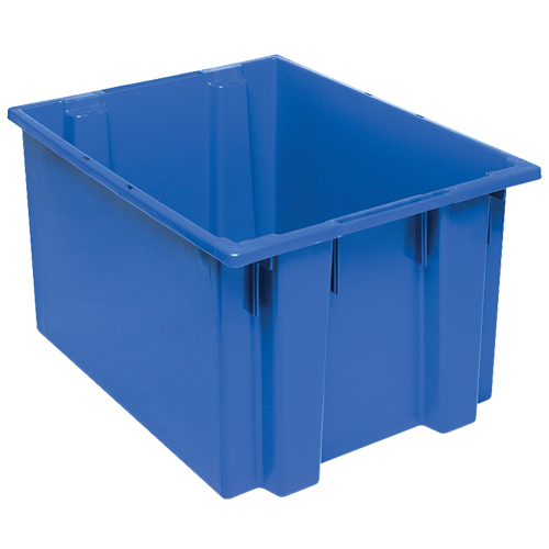 Contenants Stack & Nest, 13" x 23,5" x 19,5", Bleu Rock Safety Industrial Ltd