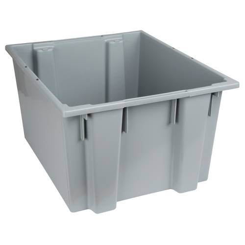 Contenants Stack & Nest, 13" x 23,5" x 19,5", Gris Rock Safety Industrial Ltd