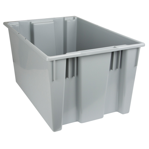 Contenants Stack & Nest, 15" x 29,5" x 19,5", Gris Rock Safety Industrial Ltd