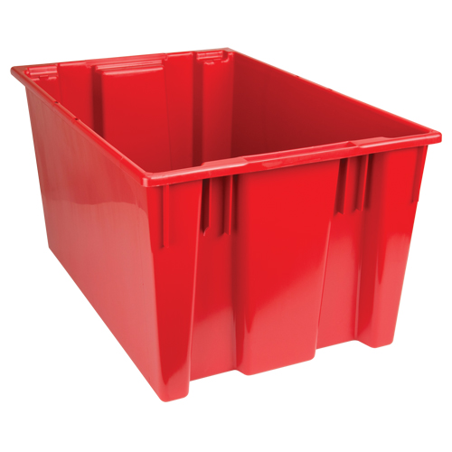 Stack & Nest Totes, 15" x 29.5" x 19.5", Red Rock Safety Industrial Ltd