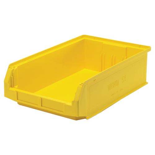 Contenants g&eacute;ants empilables, 12,375" la x 19,75" p x 5,875" h, Jaune Rock Safety Industrial Ltd