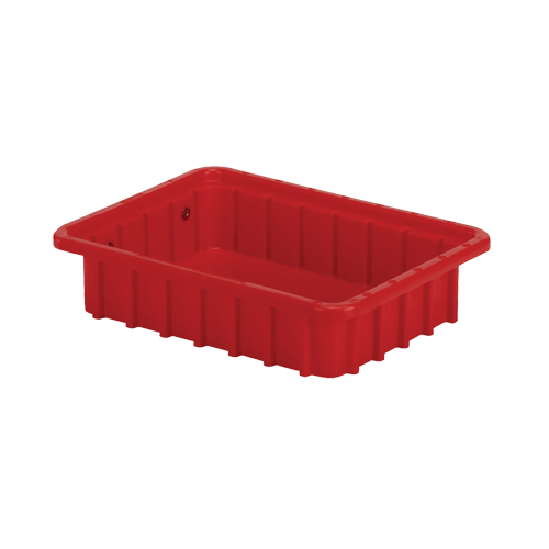 Divider Box&reg; Containers, Polyethylene, 10.8" W x 8.3" D x 2.5" H, Red Rock Safety Industrial Ltd