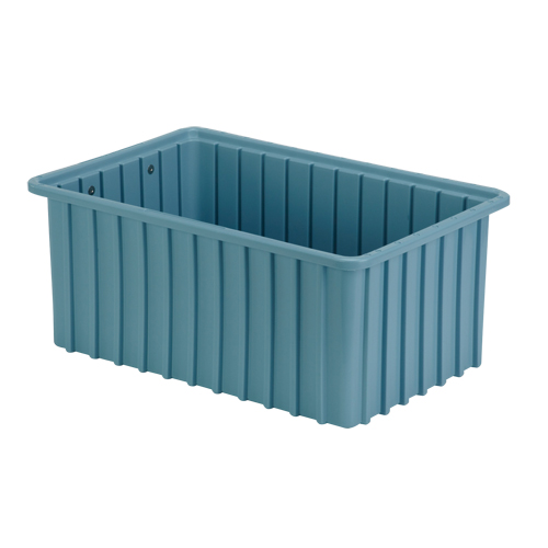 Contenants Divider Box, Poly&eacute;thyl&egrave;ne, 16,5" la x 10,9" p x 7" h, Bleu p&acirc;le Rock Safety Industrial Ltd
