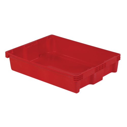 Contenants Stack-N-Nest Polylewton, 6,1" x 29,6" x 22,4", Rouge Rock Safety Industrial Ltd