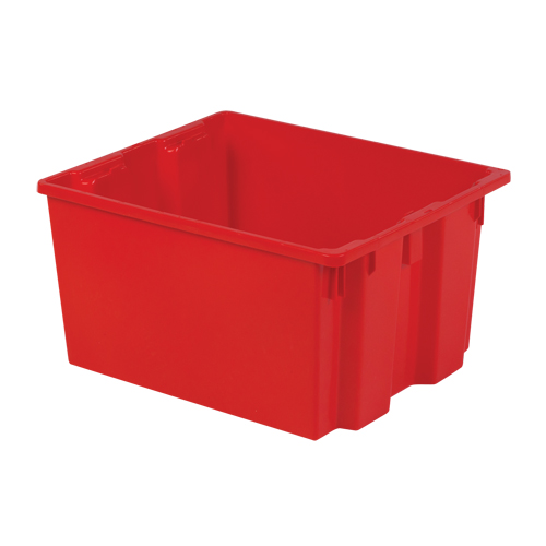 Contenants Stack-N-Nest Polylewton, 13" x 24" x 20", Rouge Rock Safety Industrial Ltd