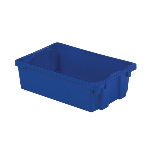 Contenants Stack-N-Nest Polylewton, 6,2" x 20,1" x 13", Bleu Rock Safety Industrial Ltd