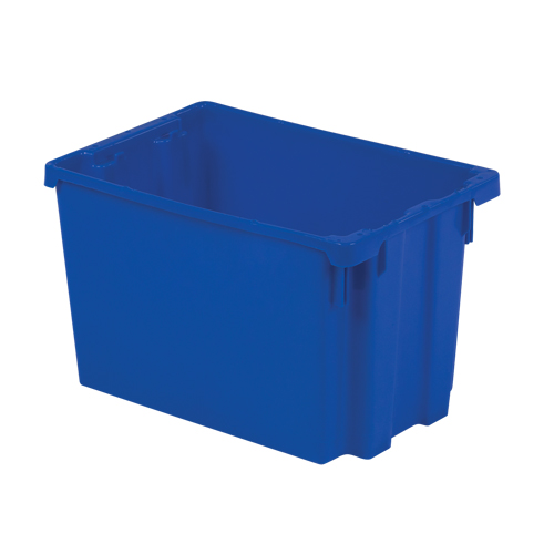 Contenants Stack-N-Nest Polylewton, 12,1" x 19,4" x 12,9", Bleu Rock Safety Industrial Ltd
