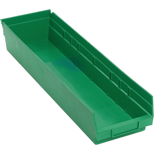 Bacs pour tablette, 6-5/8" la x 4" H x 23-5/8" p, Vert, Capacit&eacute; 50 lb Rock Safety Industrial Ltd