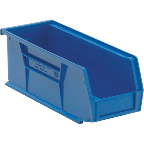 Bacs ultra empilable & suspendable, 4-1/8" la, 4" h x 10-7/8" p, Bleu Rock Safety Industrial Ltd