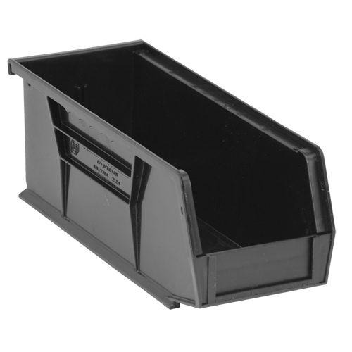 Contenant recycl&eacute; &eacute;cologique, 4,125"/3-3/16" la, 3-3/4" h x 10-7/8"/10,875" p, Noir Rock Safety Industrial Ltd