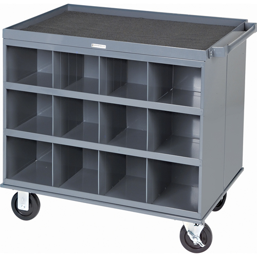 Heavy-Duty 2-Sided Mobile Carts/Work Stations, 1000 lbs. Capacity, 34" x W, 32" x H, 24" D, All-Welded Rock Safety Industrial Ltd