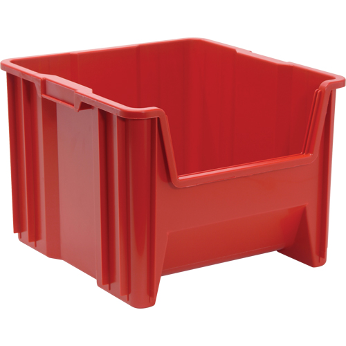 Contenants &agrave; empiler g&eacute;ants, 16,5" la x 17,5" p x 12,5" h, Rouge Rock Safety Industrial Ltd
