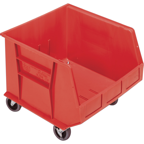 Bac mobile, 14" ha x 16-1/2" la x 18" p, Capacit&eacute; de 75 lb, Rouge Rock Safety Industrial Ltd