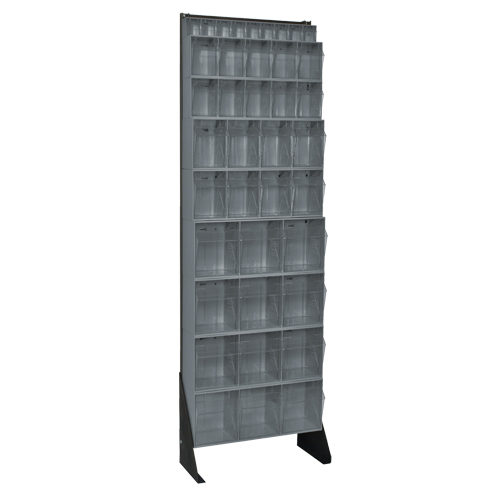 Tip-Out Bins Stand, 23-5/8" W x 8" D x 75" H, 36 Drawers Rock Safety Industrial Ltd