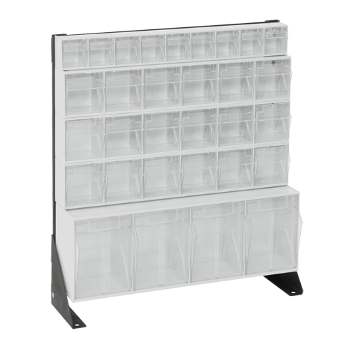 Support pour bacs basculants, 23-5/8" la x 8" p x 28" h, 31 tiroirs Rock Safety Industrial Ltd