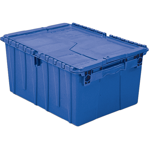 Contenants de distribution Flipak en plastique poly&eacute;thyl&egrave;ne (PE), 11,8" x 9,8" x 7,7", Bleu Rock Safety Industrial Ltd