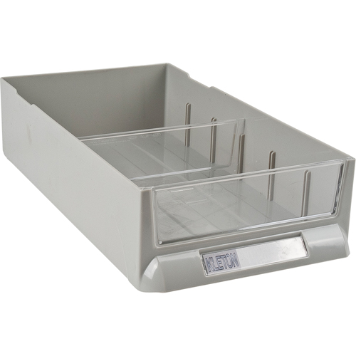 Tiroir de rechange pour armoires de pi&egrave;ces KPC-100, Plastique, 6-3/8" la x 11-3/10" p, 2-11/16" h, Gris Rock Safety Industrial Ltd