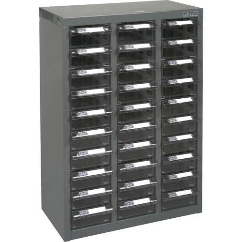 Casiers pour pi&egrave;ces KPC-700, Acier galvanis&eacute;, 30 tiroirs, 17-1/2" x 8-7/10" x 25-3/10", Gris Rock Safety Industrial Ltd