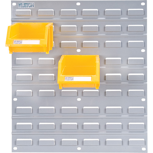 Panneau perfor&eacute; en m&eacute;tal pour bacs, 16 bacs, 18" la x 1/8" p x 19" h Rock Safety Industrial Ltd
