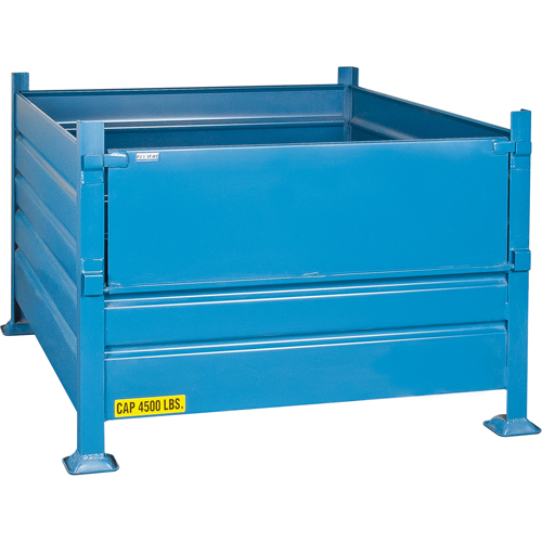 Bulk Stacking Containers, 30" H x 40.5" W x 48.5" D, 4500 lbs. Capacity Rock Safety Industrial Ltd